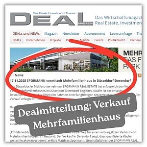 Deal Magazin SPORMANN vermittelt Mehrfamilienhaus