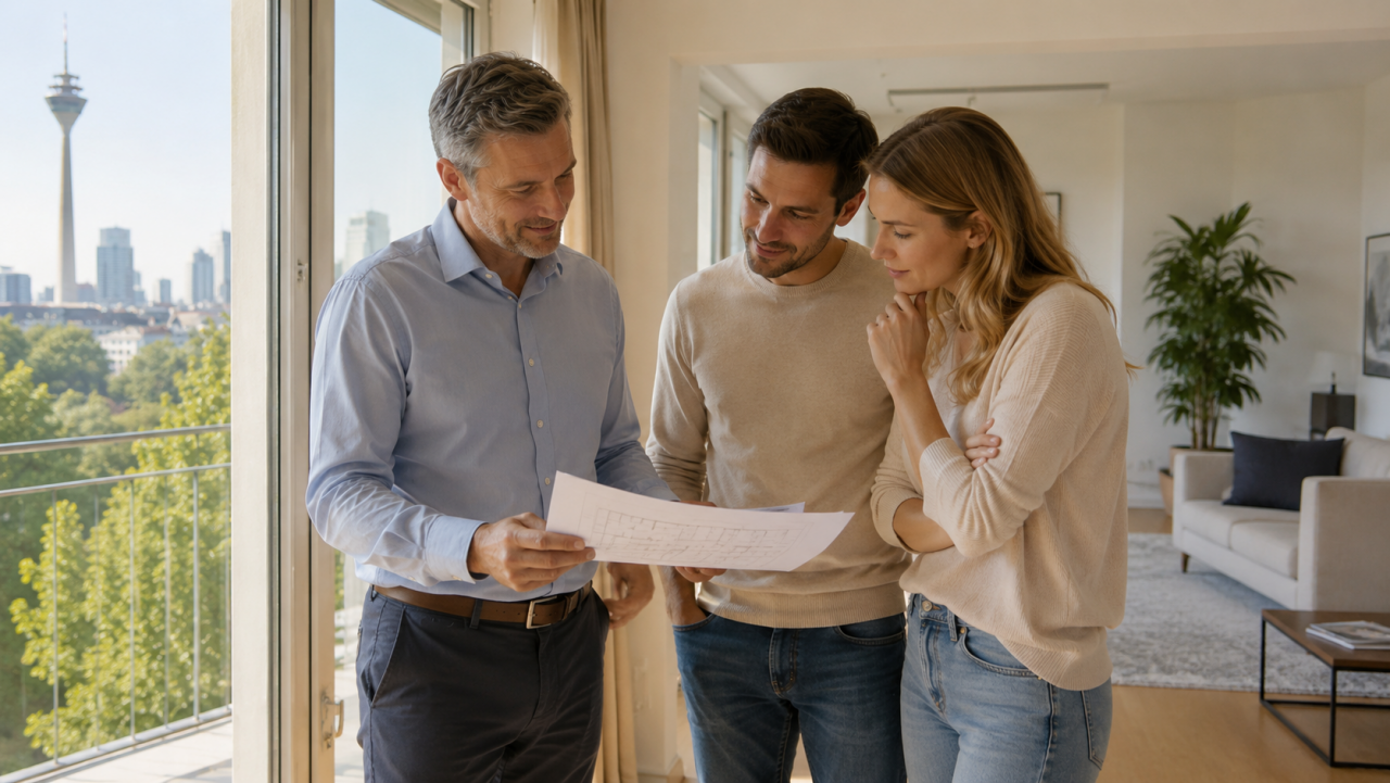 Beratungsgespr�ch Immobilienmakler D�sseldorf