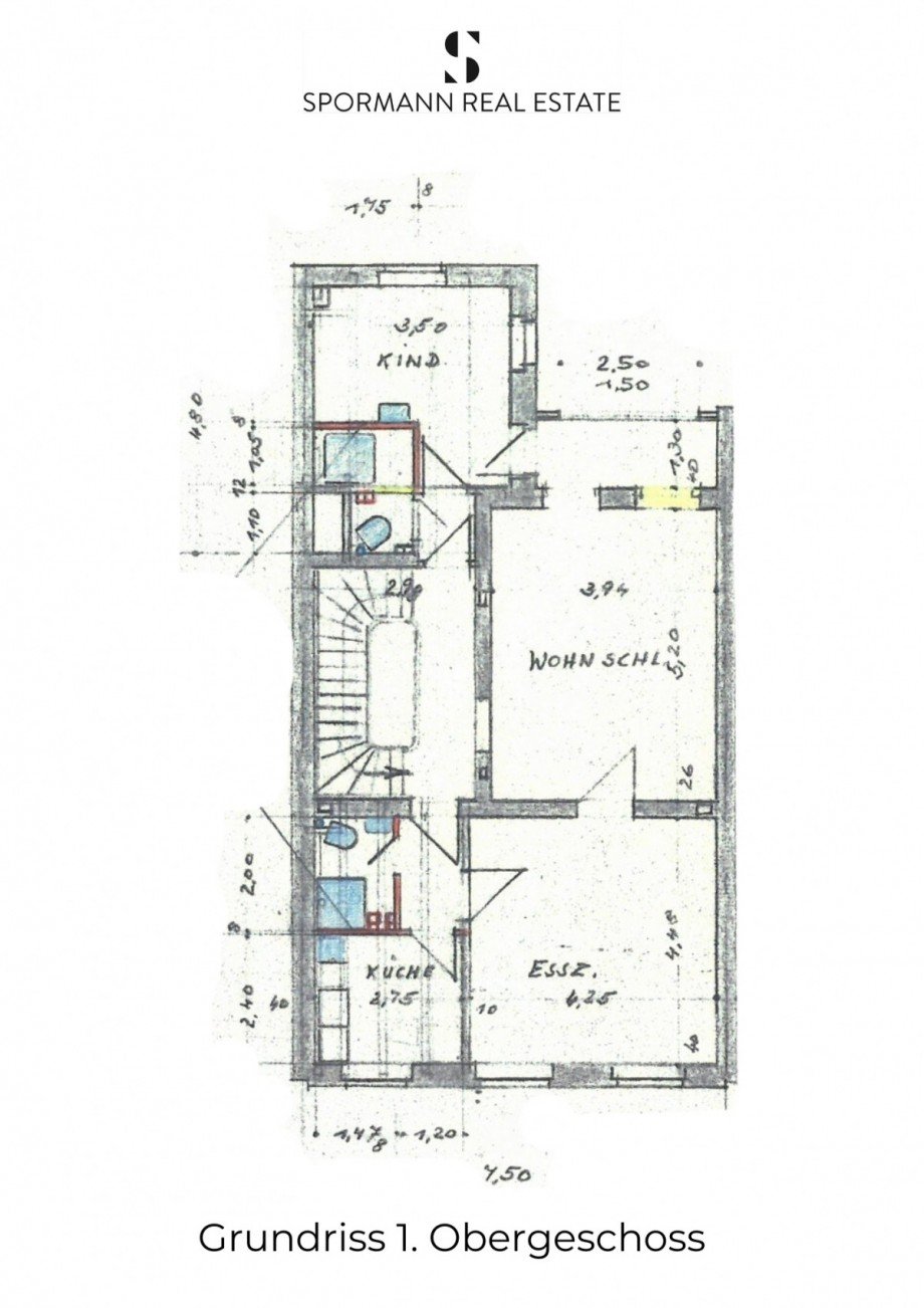 1. Obergeschoss Mehrfamilienhaus Duisburg