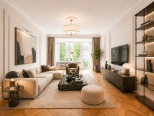 Wohnzimmer Beispiel Gartenwohnung im Altbau - Traumhaft sch�n im Zoo-Viertel wohnen!