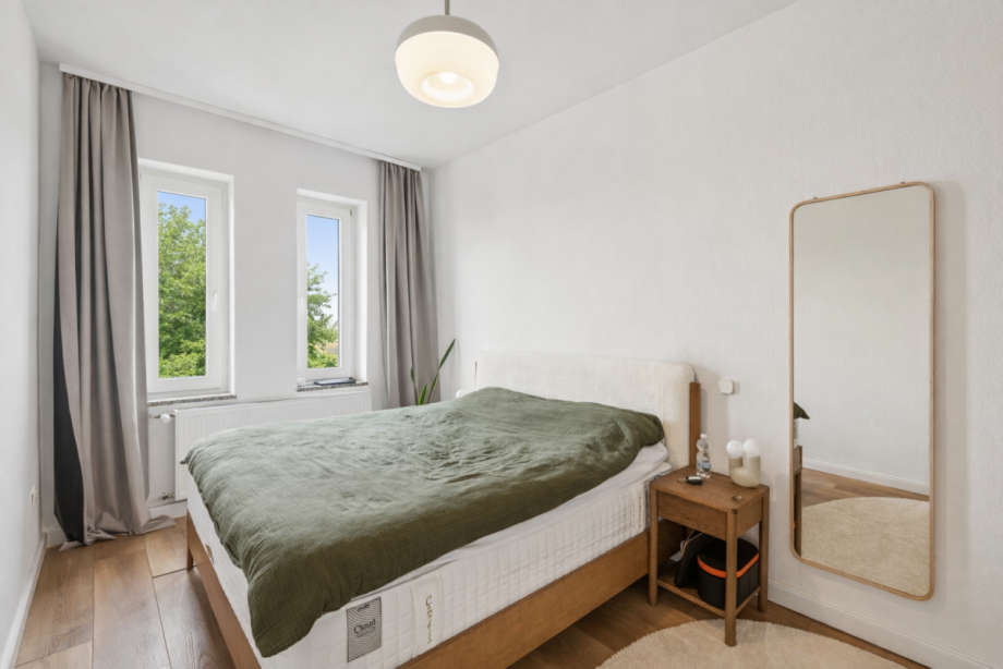 Einliegerwohnung - Schlafzimmer Maisonettewohnung D�sseldorf