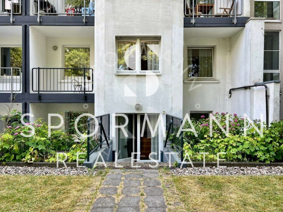 R�ckansicht Maisonettewohnung D�sseldorf