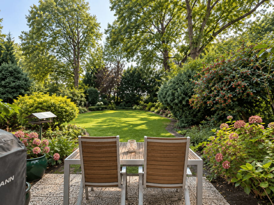 Terrasse mit Gartenblick Wohnung D�sseldorf