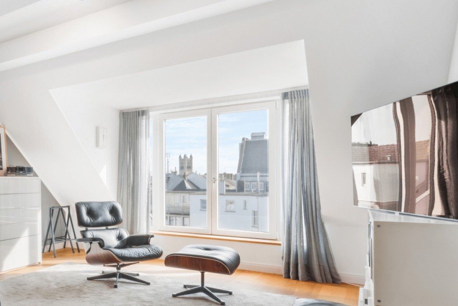 Fenster Schlafzimmer Penthousewohnung D�sseldorf