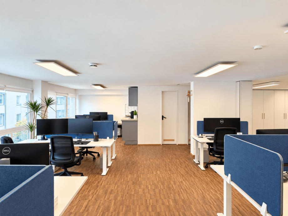 moderne Arbeitsbereiche - virtuell ausgestattet B�rofl�che D�sseldorf