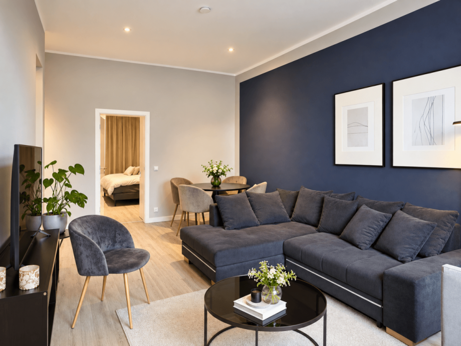 Wohn-_Esszimmer Etagenwohnung D�sseldorf