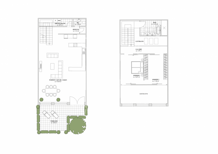 Grundrisse Loft Loft-Studio-Atelier D�sseldorf