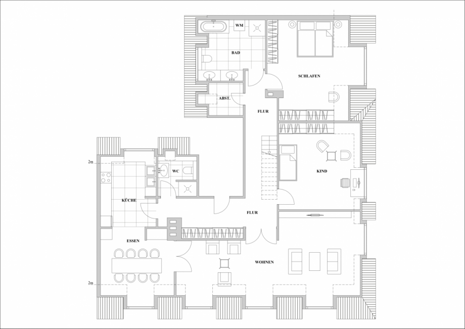 Dachgeschoss Dachgeschosswohnung D�sseldorf