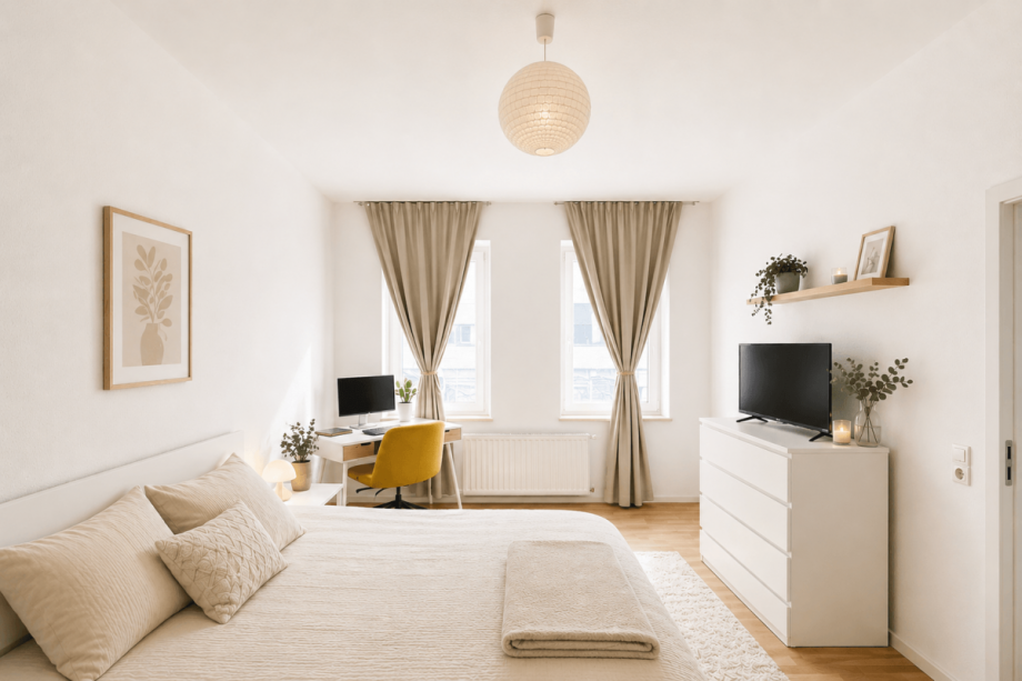 Schlafzimmer Etagenwohnung D�sseldorf