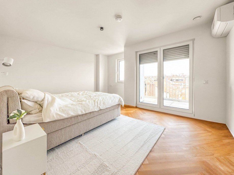 Schlafzimmer Dachgeschosswohnung D�sseldorf
