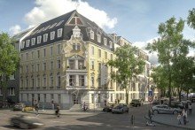 Ansicht Bestandsfassade Geniale Maisonettwohnung im 5. und 6. Obergeschoss