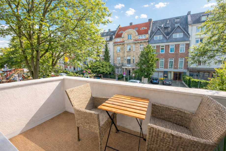 Sonniger Balkon Etagenwohnung D�sseldorf