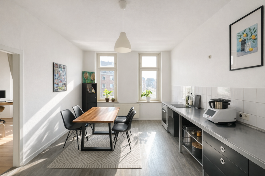 K�chenbereich Etagenwohnung D�sseldorf