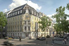 Ansicht Bestandsfassade Hinz&Kunz - made with  Flingern