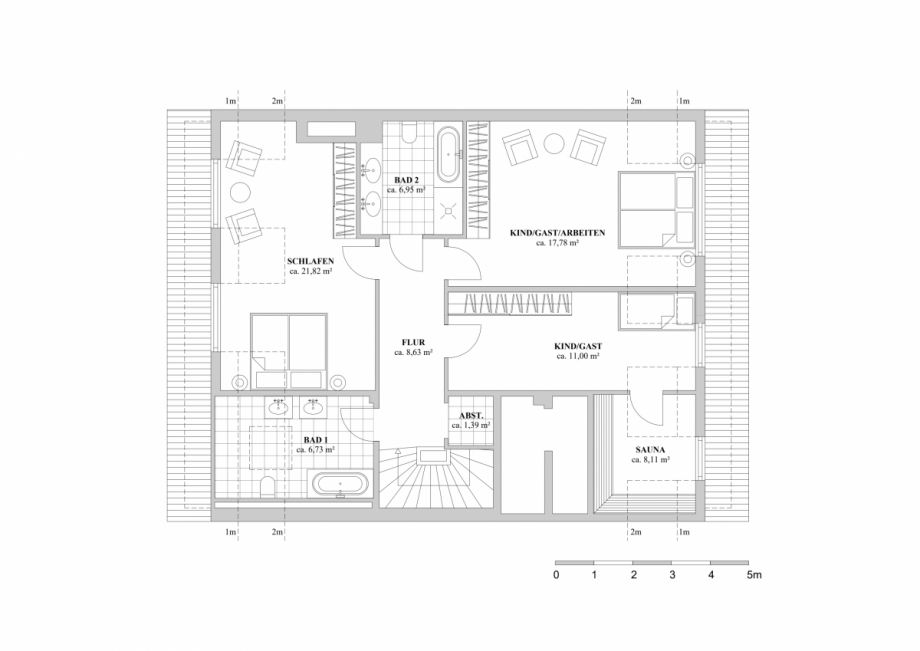 6. Obergeschoss Penthousewohnung D�sseldorf