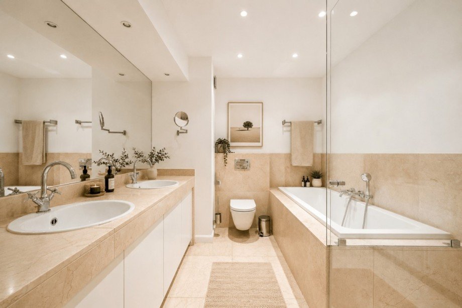 Master-Bad Penthousewohnung D�sseldorf