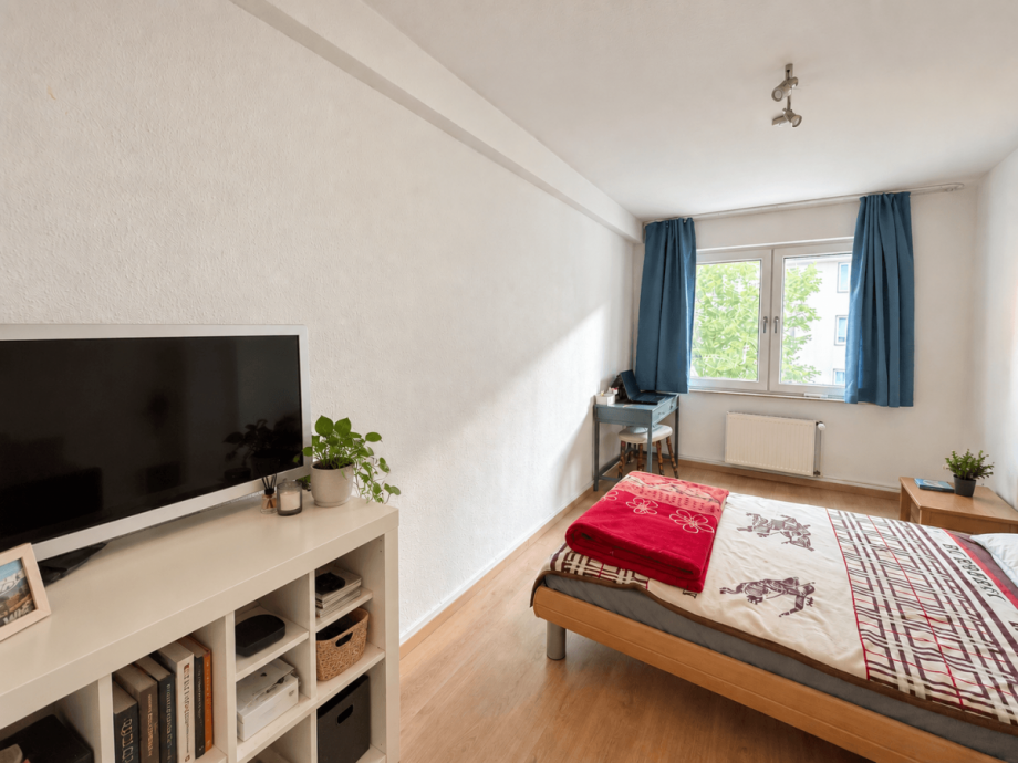 Schlafzimmer (im Grundriss Kinderzimmer) Etagenwohnung D�sseldorf