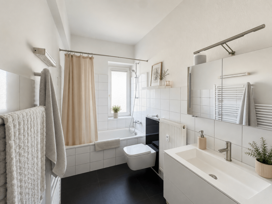 Wannenbad Etagenwohnung D�sseldorf