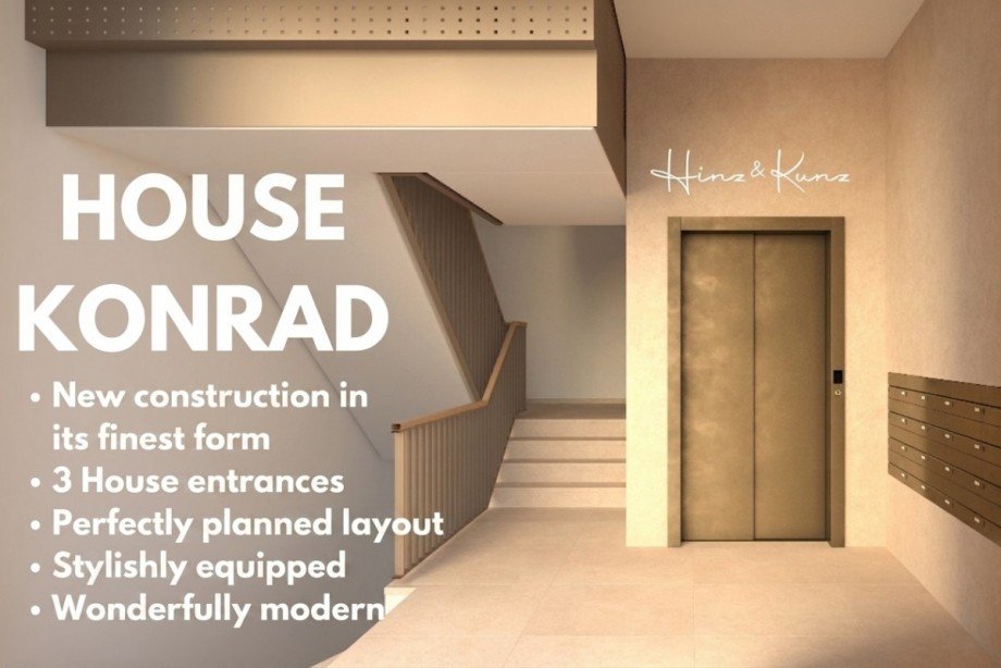 Visualization of the Entrance Area Terrassenwohnung D�sseldorf