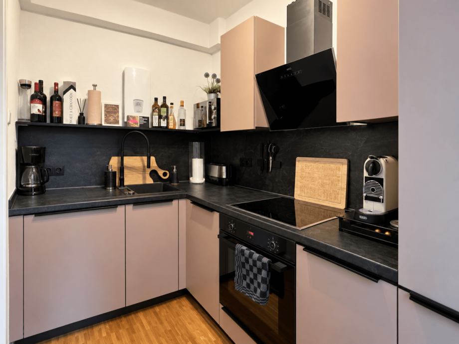 K�che mit Einbauk�che Wohnung D�sseldorf