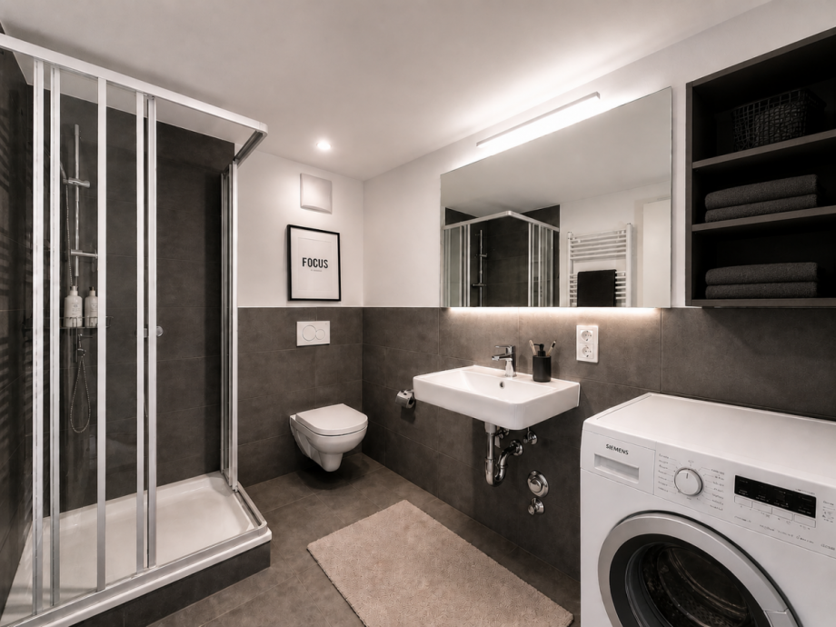 Duschbad Dachgeschosswohnung D�sseldorf