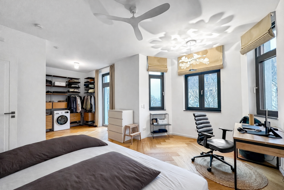 Schlafzimmer Terrassenwohnung D�sseldorf