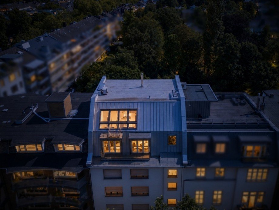 Au�enansicht Penthousewohnung D�sseldorf