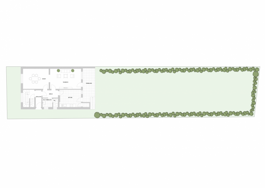 Lageplan mir Garten Stadthaus D�sseldorf