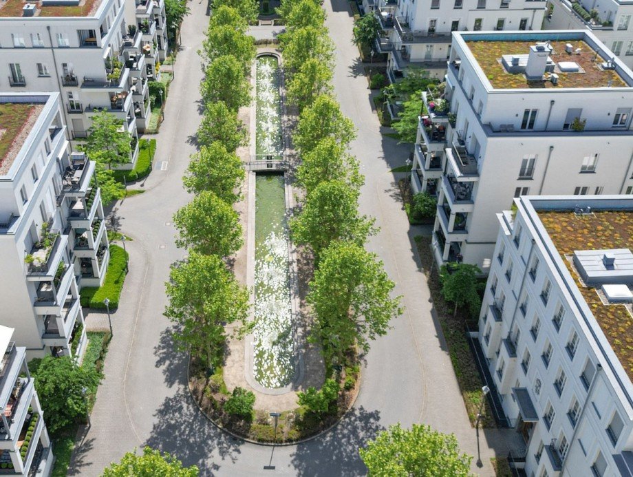 40. Luftaufnahme HHG Etagenwohnung D�sseldorf