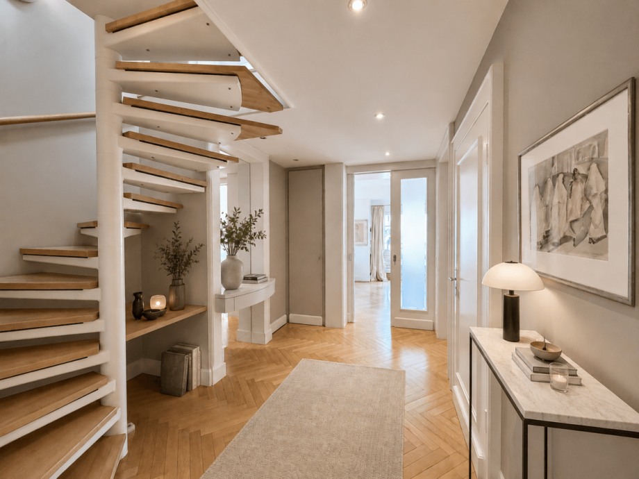Diele - Gestaltungsbeispiel Maisonettewohnung D�sseldorf
