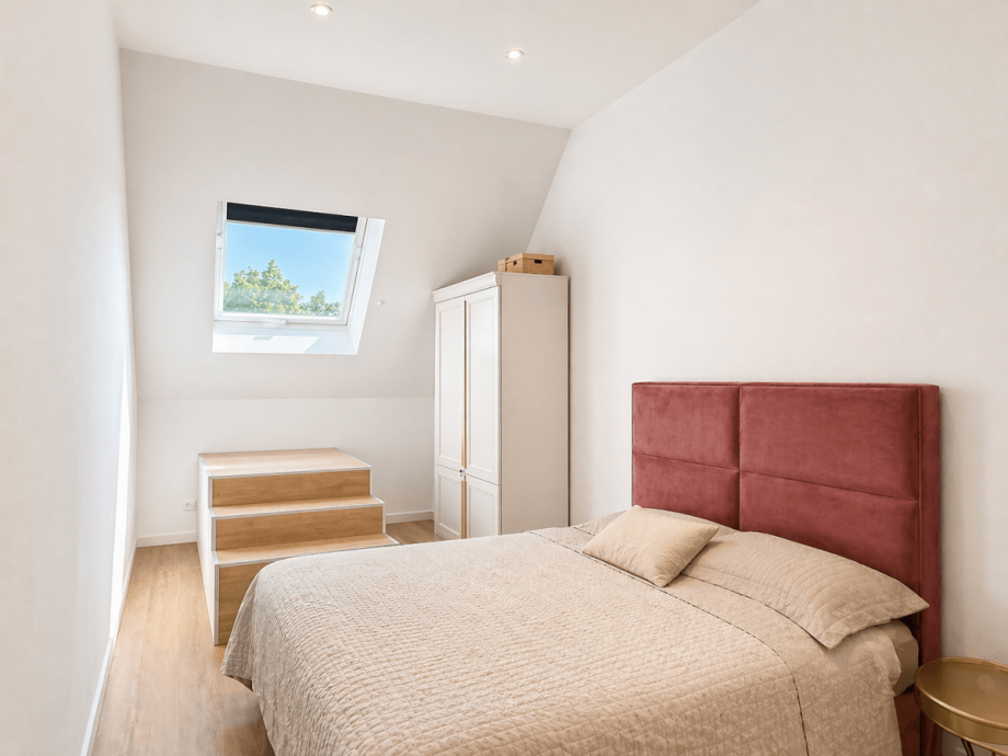 Schlafzimmer Dachgeschosswohnung D�sseldorf