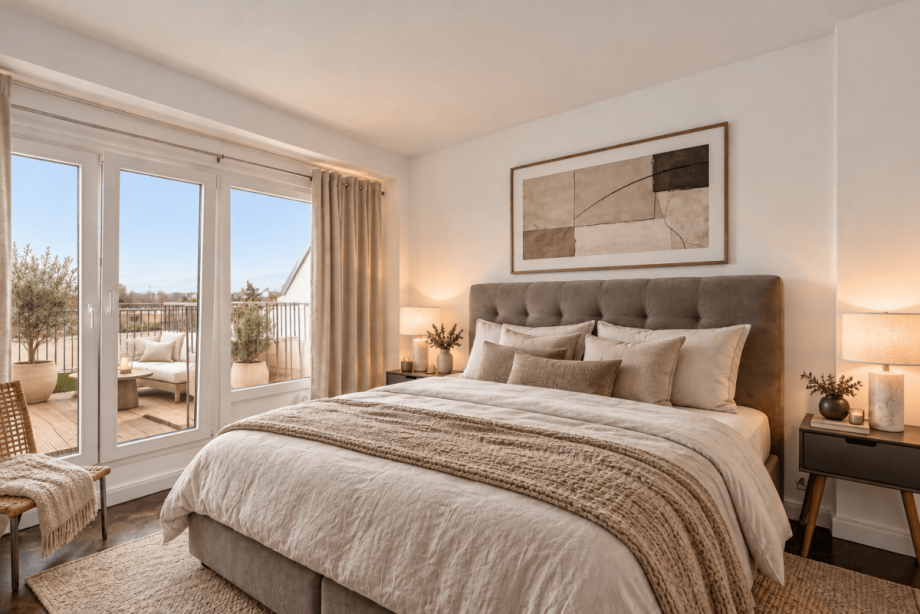 Schlafzimmer Maisonettewohnung D�sseldorf