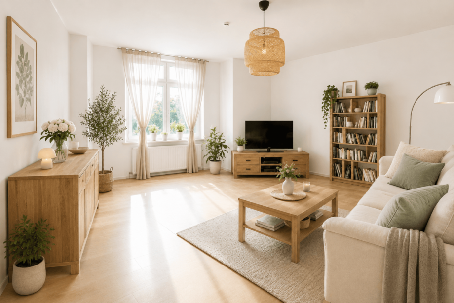 Wohnzimmer Etagenwohnung D�sseldorf