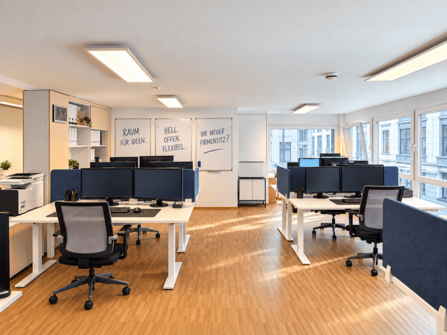 open space - virtuell ausgestattet B�rofl�che D�sseldorf