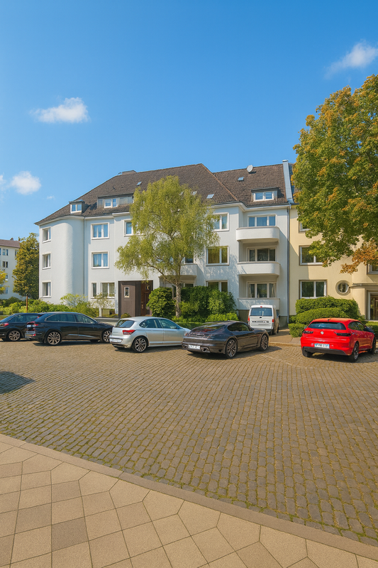 Au�enansicht Maisonettewohnung D�sseldorf