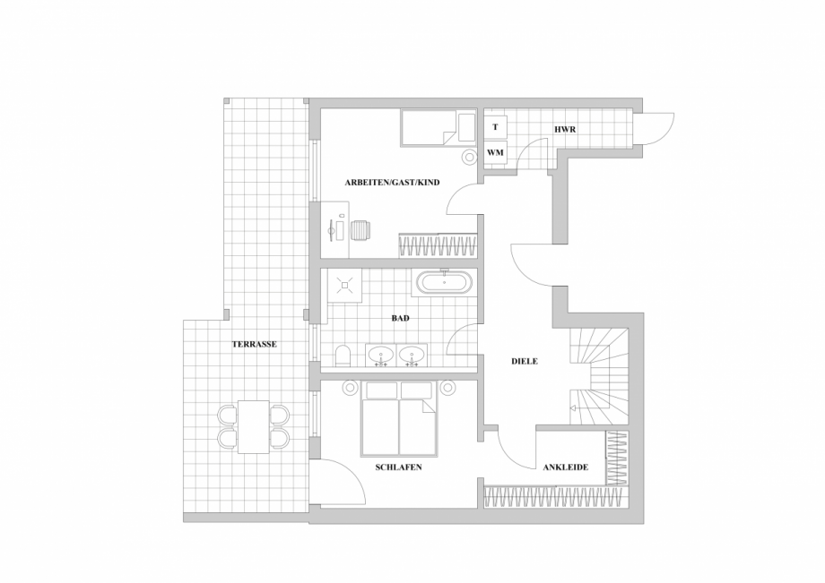 WE 01 - 2. OG Etagenwohnung D�sseldorf