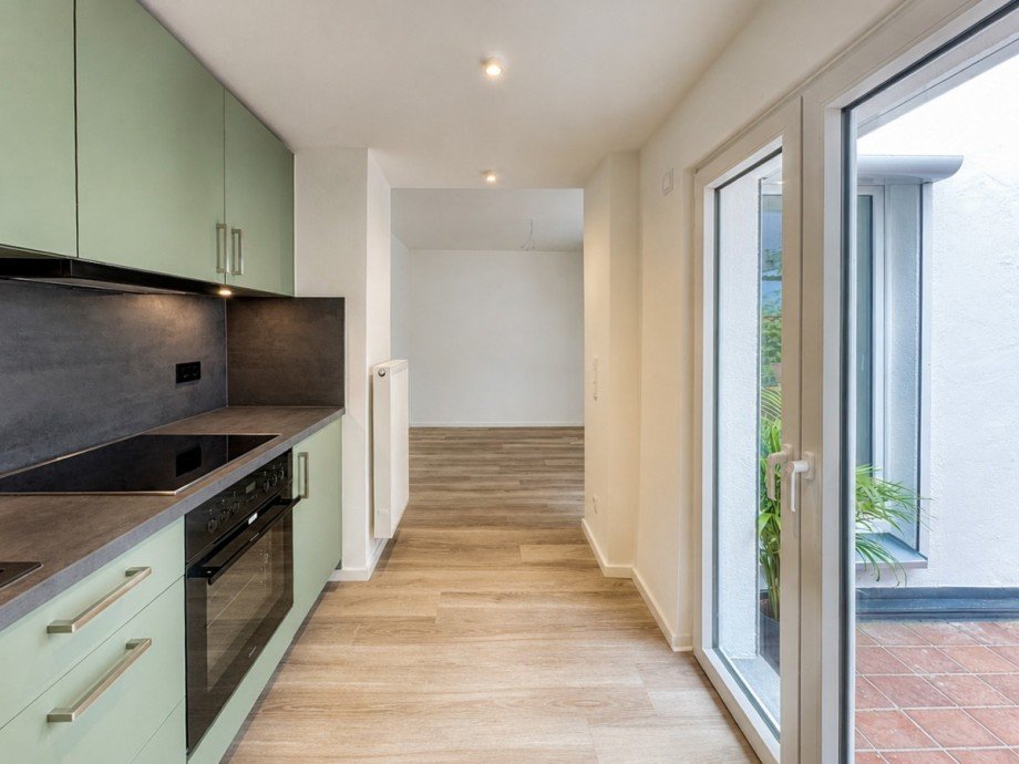 Kubereich mit Zugang zur Terrasse Terrassenwohnung D�sseldorf
