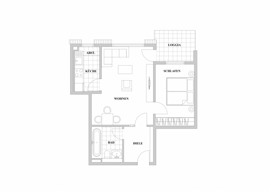 Grundriss Etagenwohnung Heiligenhaus