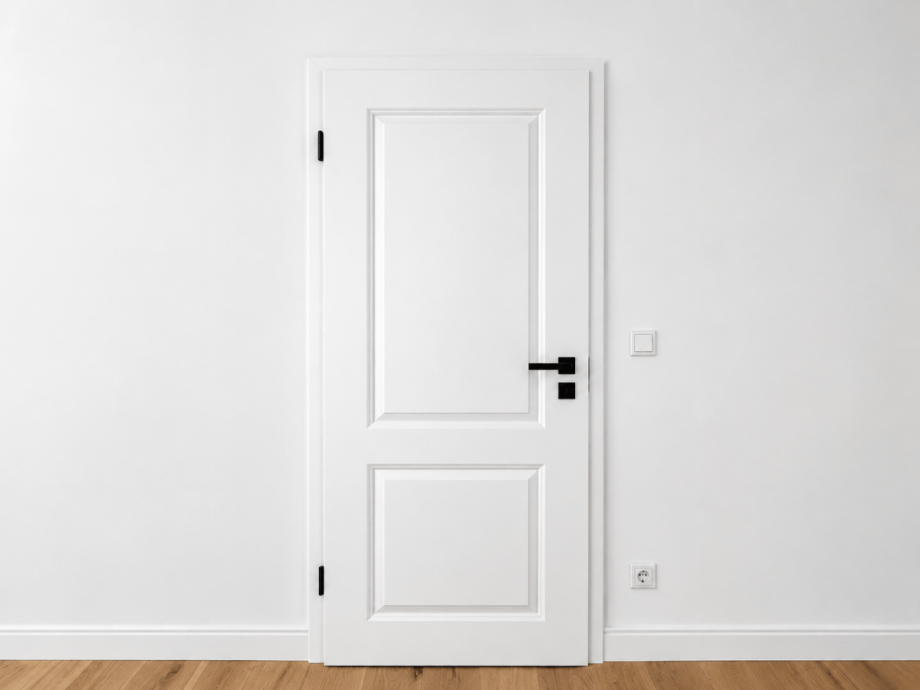 Moderne Kassettent�r Etagenwohnung D�sseldorf