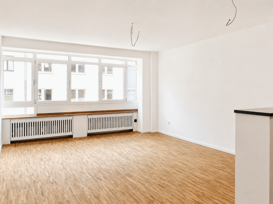 Wohn- und Esszimmer Etagenwohnung D�sseldorf