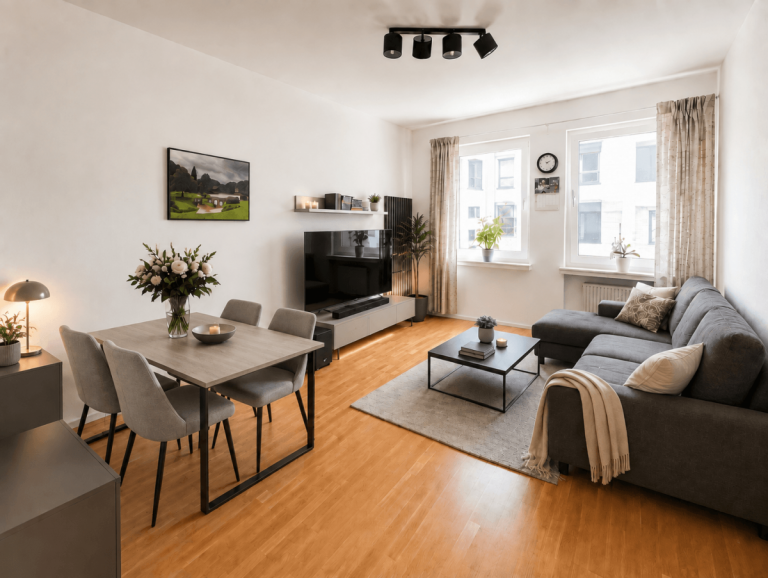 Wohnzimmer D�sseldorf - D�sseldorf - Friedrichstadt Etagenwohnung Direkt am F�rstenplatz - Attraktive und gut aufgeteilte Kapitalanlage in sehr beliebter Lage!