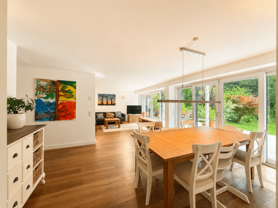 Wohn- und Esszimmer Maisonettewohnung D�sseldorf