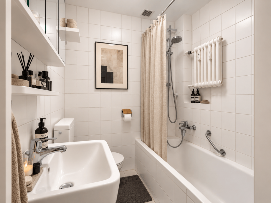 Wannenbad - virtuell dekoriert Wohnung D�sseldorf