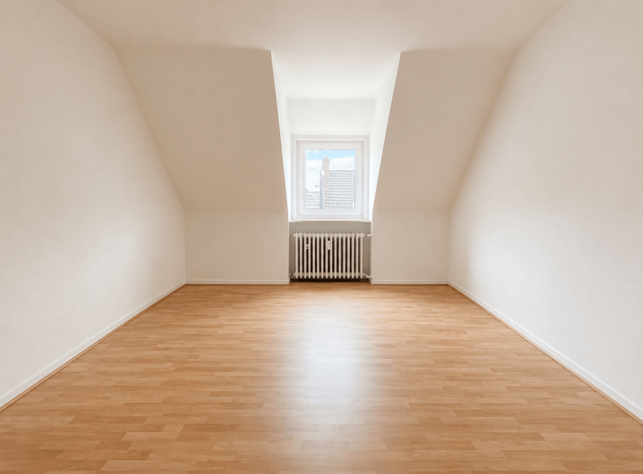Schlafzimmer Dachgeschosswohnung D�sseldorf