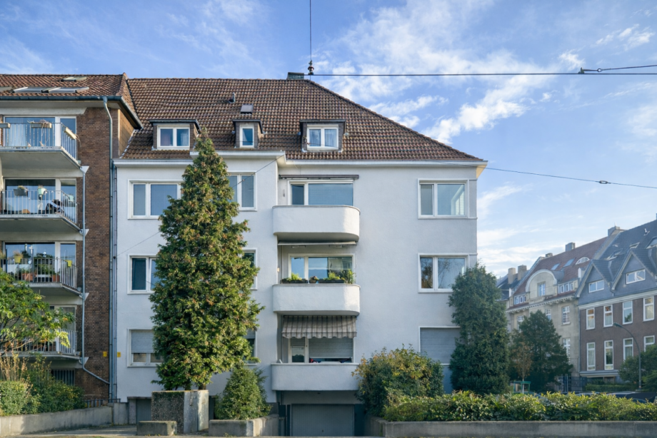 Au�enansicht Etagenwohnung D�sseldorf