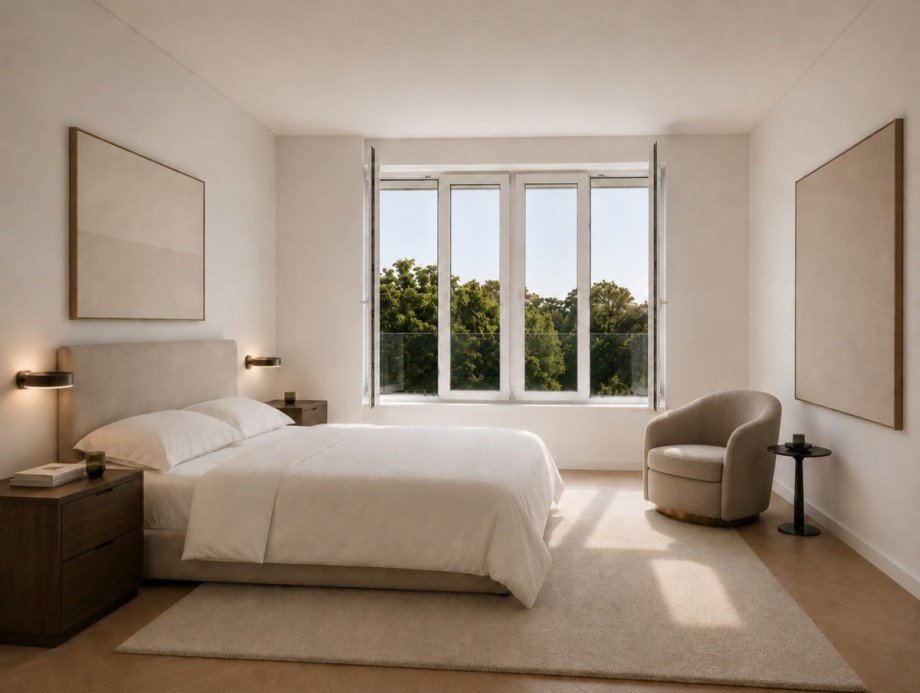 Schlafzimmer Penthousewohnung D�sseldorf