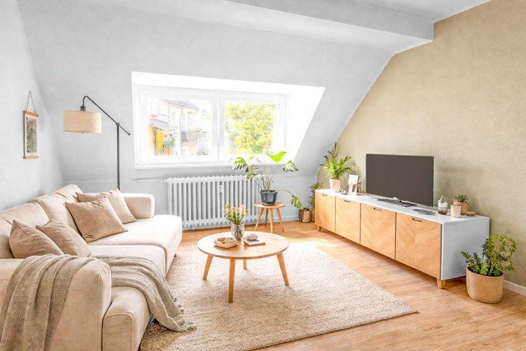 Wohnzimmer D�sseldorf - D�sseldorf - D�sseltal Etagenwohnung Renoviert & lichtdurchflutet - Stilvolle Wohnung im herrlichen Zooviertel!