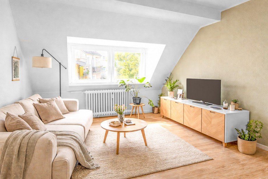 Wohnzimmer Etagenwohnung D�sseldorf