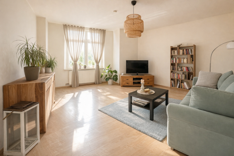 Wohnzimmer D�sseldorf - D�sseldorf - Unterbilk Etagenwohnung Lichtverw�hnte 2,5-Zimmer-Wohnung mit effektiver Aufteilung in toller und beliebter Lage!