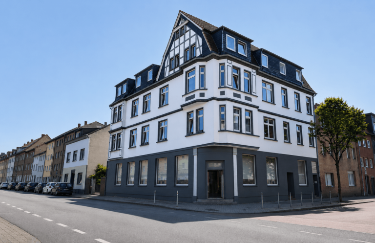 Hausansicht Oberhausen Wohn- / Gesch�ftshaus Wohn- und Gesch�ftshaus mit Entwicklungspotenzial - Attraktive Kapitalanlage in Oberhausen
